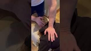 Popping massive knots  #chiropractic #massage #asmr