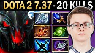 Shadow Fiend Gameplay Miracle with 20 Kills and Windwaker - Dota 2 7.37