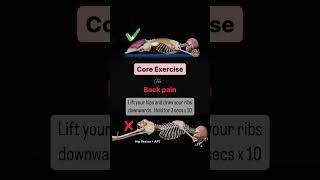 Core Exercises for Back Pain #coreroutine
