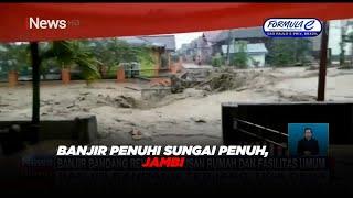 Banjir Rendam Ratusan Rumah dan Fasilitas Umum di Sungai Penuh, Jambi #iNewsSiang 23/03