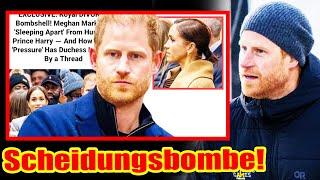 Scheidungsbombe! Mitarbeiter verraten, dass Meghan monatelang getrennt von Harry geschlafen hat