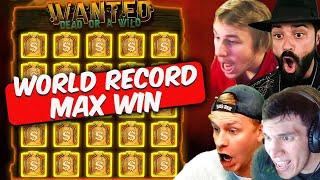 WANTED DEAD OR A WILD WORLD RECORD BIGGEST WIN: Top 10 (Trainwreckstv, Roshtein, Spinlife)