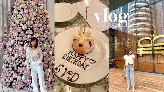 vlog | christmas in jakarta afternoon tea at alice, central market PIK, a birthday lunch 