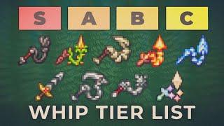 All Whip Tier List & Comparison - Terraria 1.4.4.9