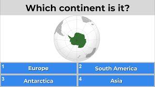 Quiz: Oceans and continents
