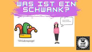 Was ist ein Schwank? Die Geschichten von Till Eulenspiegel