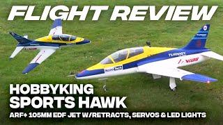 Flight Review - HobbyKing Sports Hawk, 105mm EDF Jet ARF (1500mm)