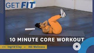 10 Minute Core Workout with Ingrid Clay | Get Fit | Livestrong.com