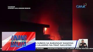 Babae, patay sa sunog sa Barangay Bagong Barrio; batang lalaking na-trap, nailigtas | Unang Balita