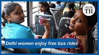 Free bus rides for Delhi women