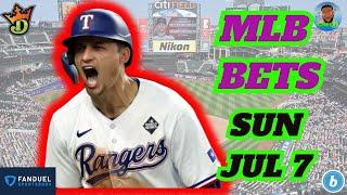 MLB Picks Today 7/7/2024 | FREE MLB Best Bets | CHEF D