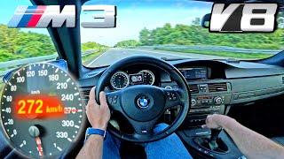 BMW M3 E92 with a 6-Speed MANUAL on the AUTOBAHN is BMW M HEAVEN