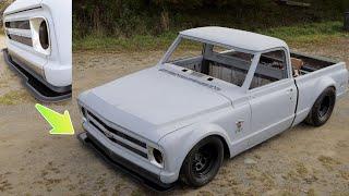 Turbo 1968 C10 BUILD- Custom Fibreglass Front Aero!