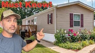 Never Buy a Mobile Home without knowing this first! (Must Watch!)