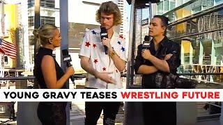 YOUNG GRAVY TEASES WRESTLING FUTURE AT AEW REVOLUTION!