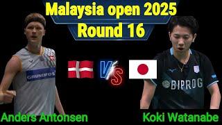 PETRONAS Malaysia åben 2025 | Anders Antonsen vs Koki Watanabe | Runde 16