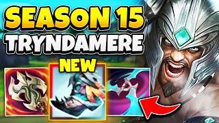 WORLD'S FIRST SEASON 15 TRYNDAMERE VIDEO! (NEW ITEMS, NEW MAP, AND MORE)