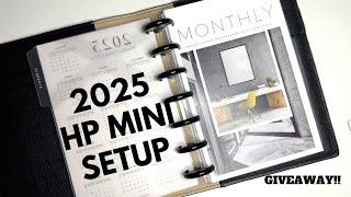 How to Set Up Your 2025 HP Mini Planner | Featuring Crafted Designs Co Inserts & Dashboards