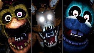 FNAF Reboot Edition V4 - All Jumpscares & Animatronics