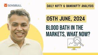 NIFTY and BANKNIFTY Analysis for tomorrow 5 Jun