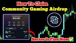 CGX Airdrop Claim Guide || How To Claim Community Gaming Airdrop || Community Gaming Airdrop Claim