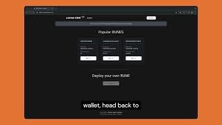Mint Runes on Bitcoin Testnet with Xverse Wallet
