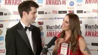 Melanie C talks about winning WhatsOnStage.com 'Best Supporting Actress' Award!