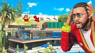 FRANKLIN  & SHINCHAN FINALLY 100% UPGRADE HIS LUXURY PREMIUM HOUSE IN GTA 5 !