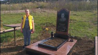 Отзыв заказчицы, для которой изготовили и установили памятник на могилу в Атаках Молдова.