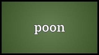 Poon Meaning