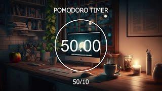 50/10 Pomodoro Study • Early Morning in a Forest • Focus Station