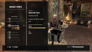 ESO:  Witches Festival Writs  (How to get them, the achievement, and questions)