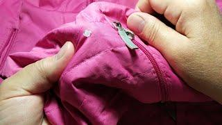 DIY. Зашить дырку в куртке. Швейные лайфхаки. Sew a hole in the jacket