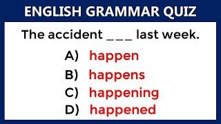 Mixed English Grammar: Can You Pass This Test? #challenge 72