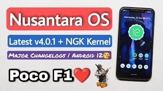 Nusantara Project v4.0.1 For Poco F1. Install Nusantara OS v4.0.1 Android 12 Rom On Poco F1