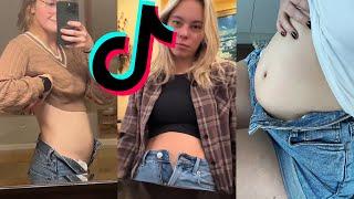 Foodbaby Bloated Unbuttoned Part 8 TikTok Compilation