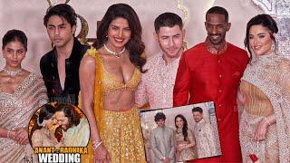 Khloe Kardashian, Priyanka Chopra, Nick Jonas, Suhana, Aryan Khan arrives at Anant Ambani Wedding