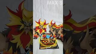 Mega Pyroar Pokémon Evolution TCG | AR Card by Max S #Shorts