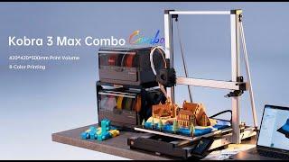 Anycubic Kobra 3 Max Combo: Achieve Vibrant Multicolor Prints in Massive Sizes