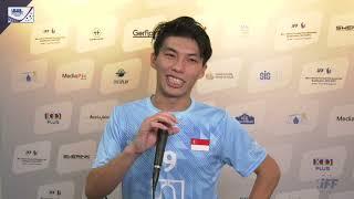 WFCQ 2022 AOFC - PLAYER INTERVIEW - Singapore Nicholas Chua