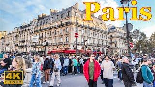 Paris, France  - Paris Walking Tour ( 4K HDR ) Autumn 2024  | Paris 4K | A Walk In Paris