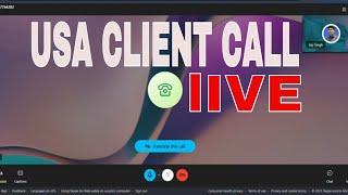 Live USA calling to speak to A Client | How to get client series 1 #shorts #digitechmindset