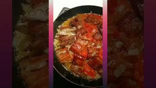 #dried fish with onion&tomato/Moscow Evlog