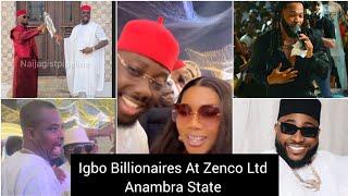 IGBO BILLIONAIRES; OBI CUBANA, JOWIZAZA, VINTAGE,KANAYO IN NKPOR ANAMBRA STATE TO SUPPORT ZENCO LTD