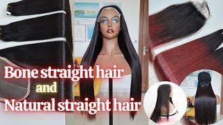 BONE STRAIGHT HAIR and NATURAL STRAIGHT HAIR??? - Some small but very interesting differences!