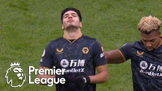 Wolves' Raúl Jiménez gets sent off after blocking free kick | Premier League | NBC Sports