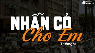 Nhẫn Cỏ Cho Em - Trường Vũ (Nhạc Xưa) | Nhạc Vàng Xưa Bất Hủ Một Thời