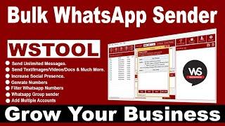 WSTOOL WHATSENDER | Bulk WhatsApp Sender | Best Whatsapp Marketing Software Free