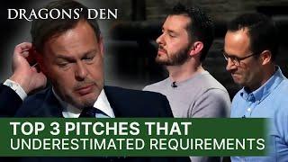 Top 3 Entrepreneurs That Underestimated Requirements Financially | Dragons' Den