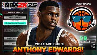 THE BEST ANTHONY EDWARDS BUILD IN NBA 2K25 is so good that 2K PUT IT IN THE GAME… BEST BUILD NBA2K25